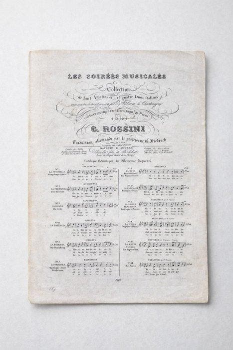 Enea Zenoni, Giacomo Meyerbeer, Gioachino Rossini - Tre, Antiek en Kunst, Antiek | Boeken en Manuscripten