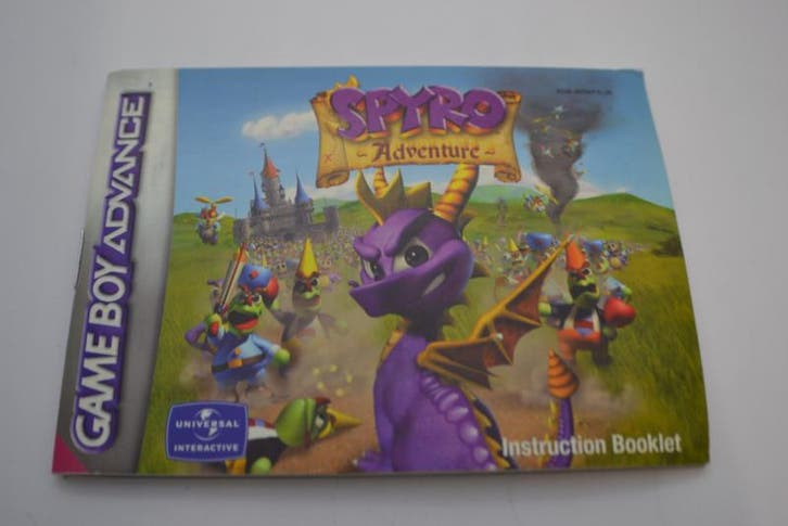 Spyro Adventure (GBA EUR MANUAL), Consoles de jeu & Jeux vidéo, Consoles de jeu | Nintendo Consoles | Accessoires