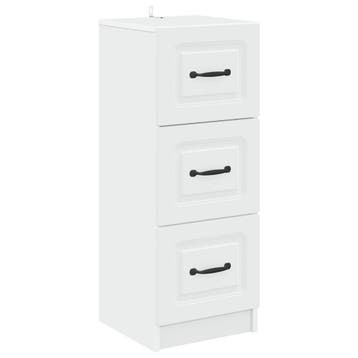 vidaXL Ladekast Wit 33 x 34,5 x 87 cm Bewerkt hout, Verzenden, Nieuw