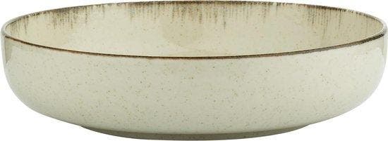 2dekans | Zino by Hermia Kom - 21 cm - Wit/Groen, Huis en Inrichting, Keuken | Servies, Ophalen of Verzenden