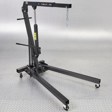 Datona Garagekraan hydraulisch 1 ton - Datona - Zwart, Ophalen of Verzenden, Nieuw