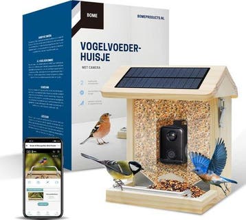 2dekans | BOME - Vogelvoederhuisje - Camera en Audio - AI, Ophalen of Verzenden