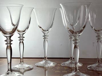 Cristal - Drinkglas (6) - grote wijn kristal glazen -