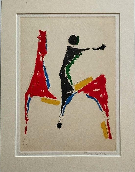 Marino Marini (1901-1980) - Gioco Colorato, Antiek en Kunst, Antiek | Overige Antiek