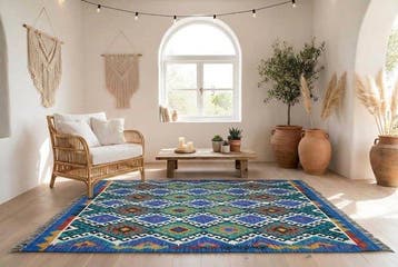 Kilim multicolore - inutilisé - Tapis - 175 cm - 135 cm -