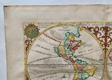 World - Wereldkaart; Henri Chatelain - Mapmonde ou, Nieuw