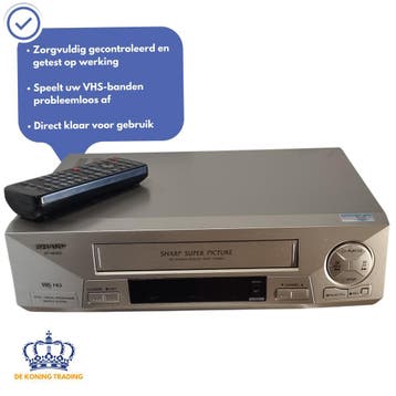 Sharp VC-M350SM | Videorecorder | VHS Speler | Video Recorde, Verzenden, Gebruikt, VHS-speler of -recorder