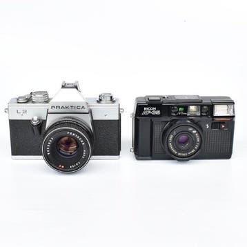 Ricoh en Praktica AF-35 + Rikenon 2,8/38mm en L2 + Pentacon
