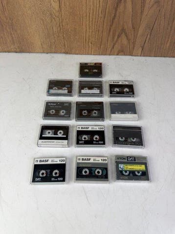 BASF & Fuji - 13x DAT Tapes DAT - digital audio tape, Nieuw