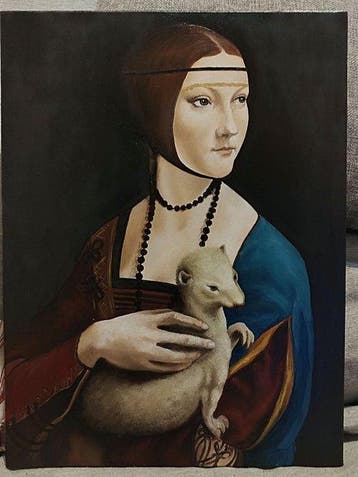 Clara Lumière (XX-XXI) - La dama con lermellino - da