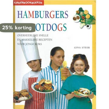 Hamburgers en Hotdogs 9789060914366 Gina Steer, Verzenden, Zo goed als nieuw, Gina Steer