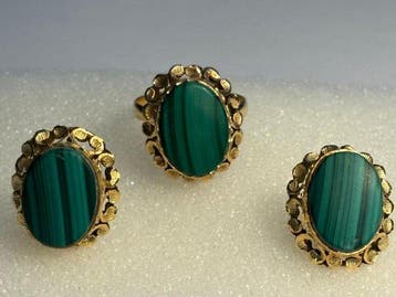 Ensemble de bijoux 2 pièces - 18 carats Or jaune