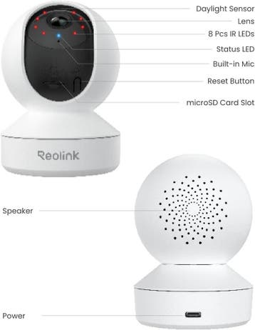 Reolink 4MP Indoor Camera | Tweede kansje | OP = OP, Verzenden, Zo goed als nieuw, Binnencamera