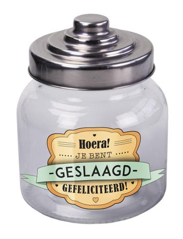 Snoeppot Geslaagd 14cm, Verzenden, Nieuw