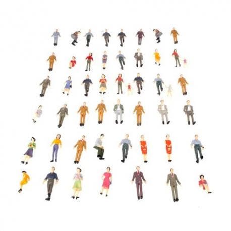 Set figuren divers - 50 stuks - eigen merk, Hobby en Vrije tijd, Modelbouw | Figuren en Diorama's, Verzenden