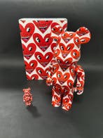 Medicom Toy - Be@rbrick 400% & 100% KEITH HARING #6, Antiek en Kunst