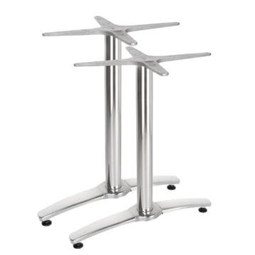 Tafelpotenset | Aluminium/RVS | Glanzend | 2 Stuks |, Verzenden