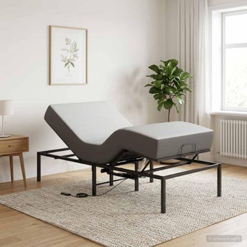 vidaXL Elektrisch Verstelbaar Bed Frame Zwart 200 x 90 x, Verzenden, Nieuw