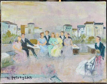 Odette Petit-Jean (1906-2014) - Les Jeunes Gens (vendu sans, Antiek en Kunst