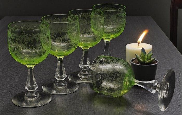 Cristallerie francesi - Drinkset (5) - Kristal, Antiek en Kunst, Antiek | Glaswerk en Kristal