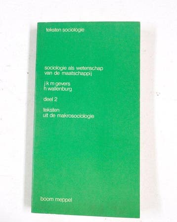 2 Sociologie als wetenschap van de my - Ten Gevers, Verzenden