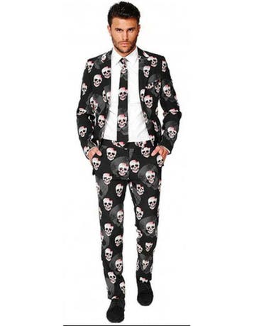 Opposuit skulleton halloween kostuum, Ophalen of Verzenden, Nieuw