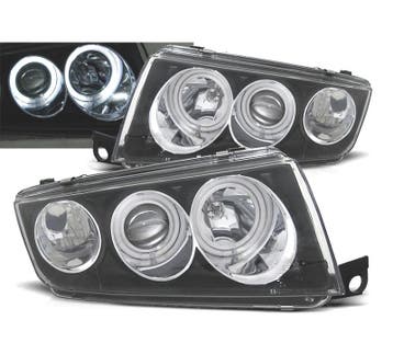 PHARES SKODA FABIA 99-07 ANGEL EYES FOND NOIR, Verzenden