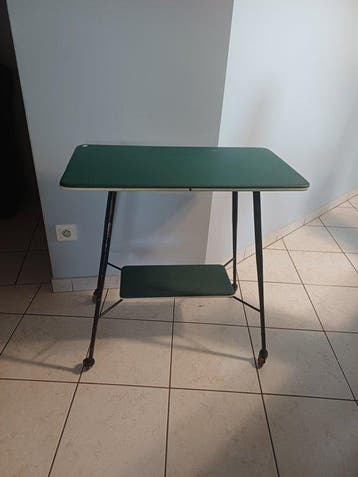 Salontafel - Hout, IJzer - Bijzettafel, serveertrolley op