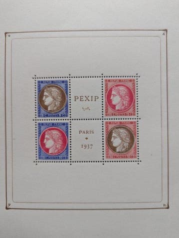 Frankrijk 1937 - Parijse filatelie-expositie - Prachtig -, Gestempeld