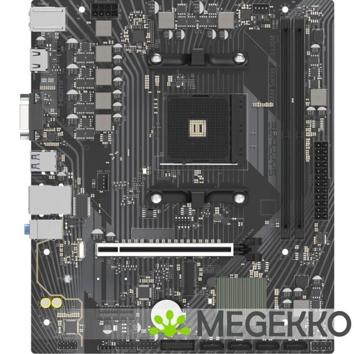 Moederbord AMD Sapphire A520M-E, Computers en Software, Moederborden, Nieuw, Verzenden