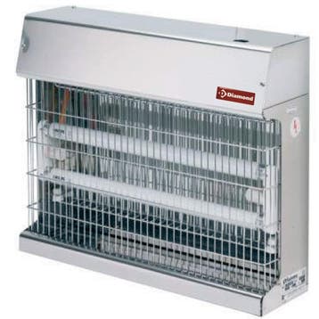 Muurinsectenverdelger | RVS | 230V | 495x132x392(h)mm, Verzenden