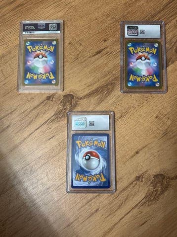 Pokémon - 3 Graded card - PSA 10 - Various sets, Nieuw