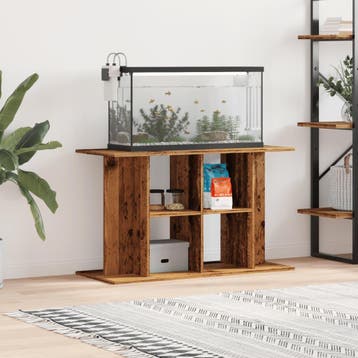vidaXL Aquariumstandaard 100x40x60 cm bewerkt hout oud, Dieren en Toebehoren, Verzenden, Nieuw