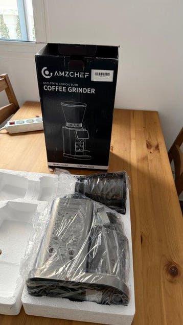 amzchef - Moulin à café - CG209 - Cristal, PVC, Antiek en Kunst, Antiek | Keukengerei