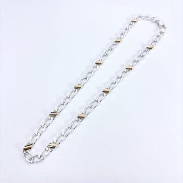 Tiffany & Co. - Halsketting - 18 karaat Zilver, Geel goud -