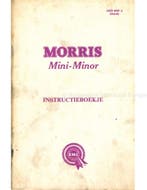 1964 MORRIS MINI-MINOR INSTRUCTIEBOEKJE NEDERLANDS