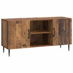 vidaXL TV Kast Oud hout 102 x 34,5 x 50 cm Bewerkt hout, Verzenden, Nieuw