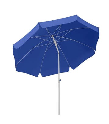 Schneider Parasol Ibiza, terracotta, rond, 240 cm, 681-05..., Tuin en Terras, Ophalen of Verzenden, Nieuw