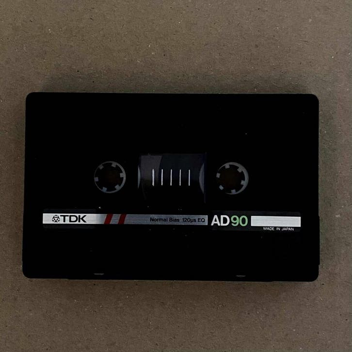 TDK AD90 onbespeeld gebruikt (Cassette band), Cd's en Dvd's, Cassettebandjes, Ophalen of Verzenden