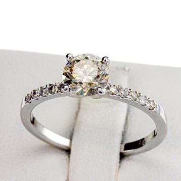 Sans prix de réserve - Bague de fiançailles - 14 carats Or