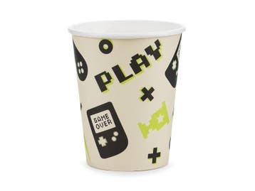 Gaming Party Bekers 220ml 6st, Verzenden, Nieuw