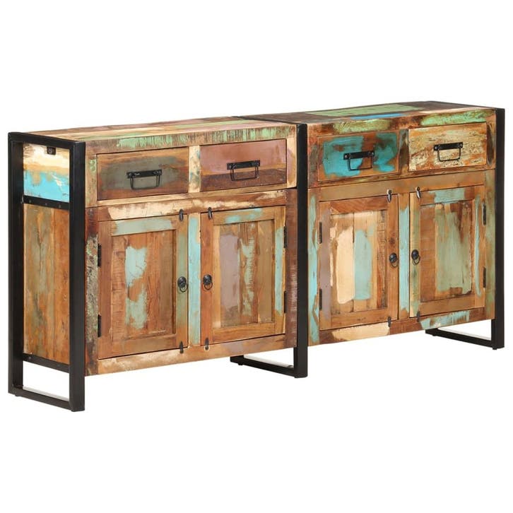 vidaXL Dressoir 172x35x80 cm massief gerecycled hout, Huis en Inrichting, Kasten | Dressoirs, Nieuw, Verzenden
