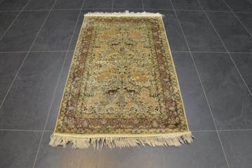 Kasjmier zijde - Tapijt - 154 cm - 93 cm - Kasjmir, Nieuw