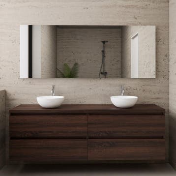 ACTIE BWS Badmeubel | Paris | Sonoma Choco | 160 cm | met, Ophalen of Verzenden, Nieuw, Bad
