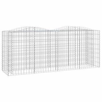 vidaXL Schanskorf gewelfd verhoogd 200x50x100 cm, Tuin en Terras, Verzenden, Nieuw