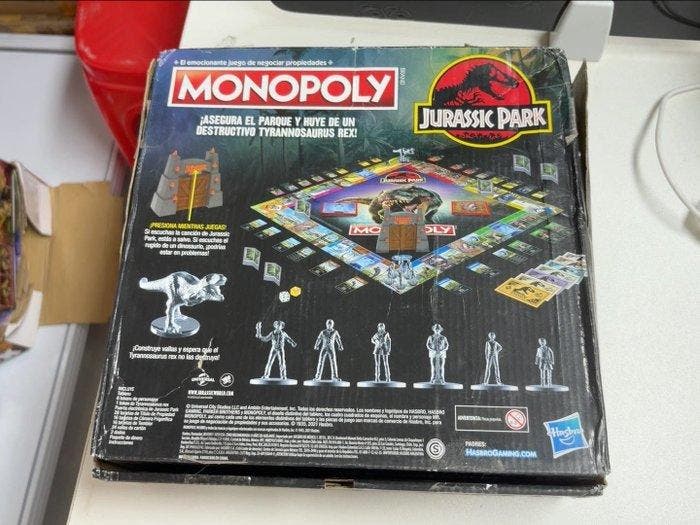 Bordspel - Monopoly Jurassic Park - Plastic, Antiek en Kunst, Antiek | Speelgoed