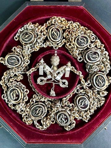 Zilver, verguld zilver - Halsketting - Geheimkamerheer van