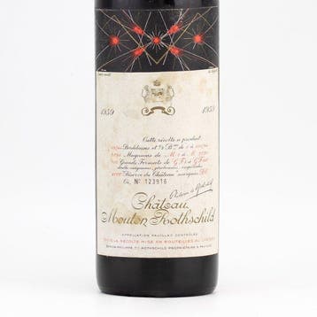 1959 Château Mouton Rothschild - Bordeaux, Pauillac 2ème, Nieuw