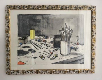 Alberto Sughi (1928-2012) - Studio d’interno
