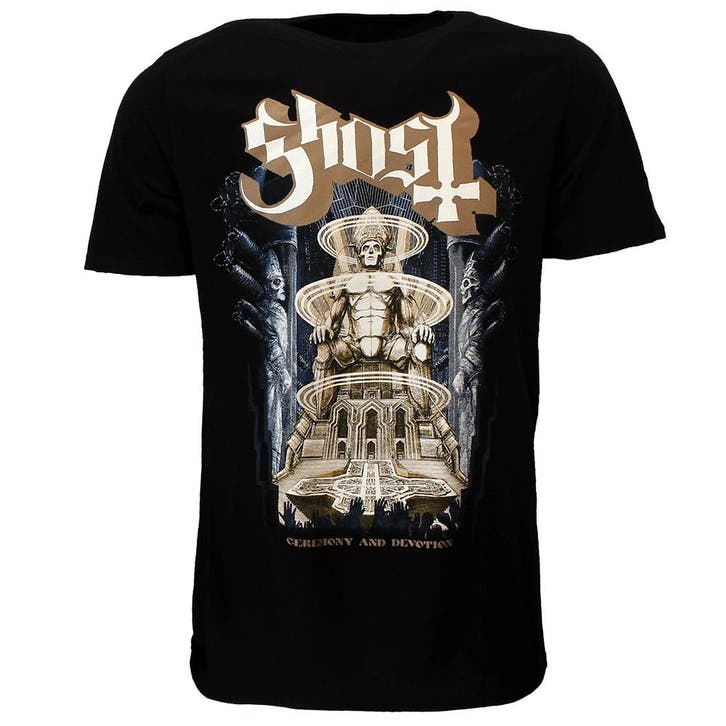 Ghost Ceremony & Devotion T-Shirt - Officiële Merchandise, Kleding | Heren, T-shirts